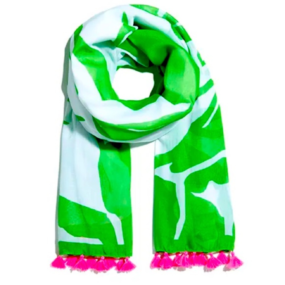 Lilly Pulitzer Boom Boom pattern scarf/sarong